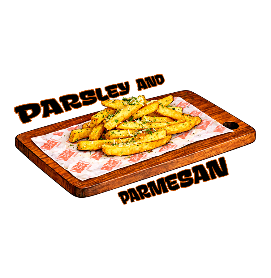 PARLSEY AND PARMESAN FRIES